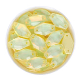 Jonquil AM Hexagon Shape High Quality Glass Sew-on Rhinestones WholesaleRhinestone